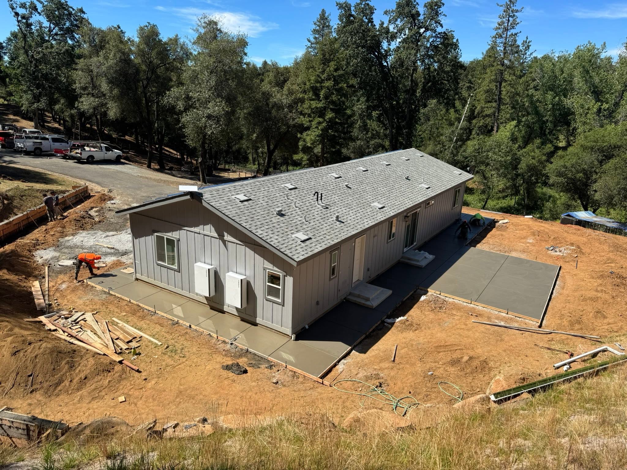 Miller Construction project — excavation and grading