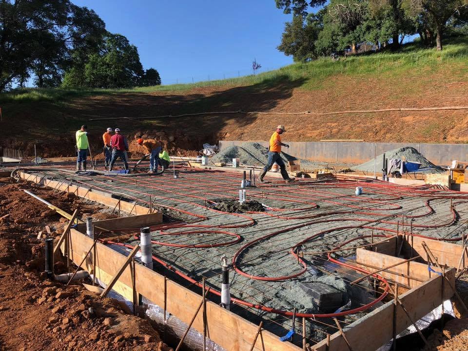 Miller Construction project — foundation work